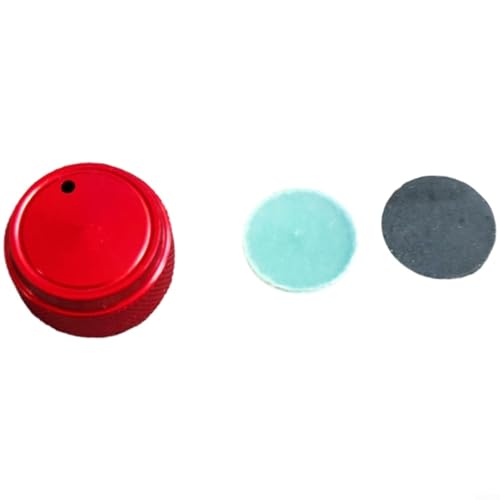 Metallguss-Bremsknauf für ECOODA ETB600 mit Memory-Funktion und Abstandshalter für Stabilität (rot) von RichVibe