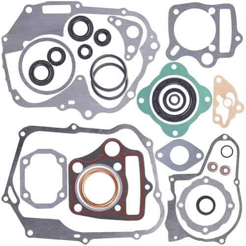 Motordichtungssatz für Honda 107cc 110cc 125cc horizontale Motoren für Dirt Bikes, Go-Karts und Quads (52,4 mm) von RichVibe