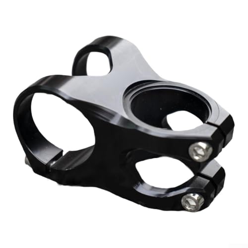 Mountainbike-Vorbau, 35 mm Mittelabstand mit vier Bolzenklemmen, für sichere Lenkerpassung 31 8 mm und Vorderradgabelvorbau 28 6 mm, kompatibel mit AM- und DH-Reiten (schwarz) von RichVibe