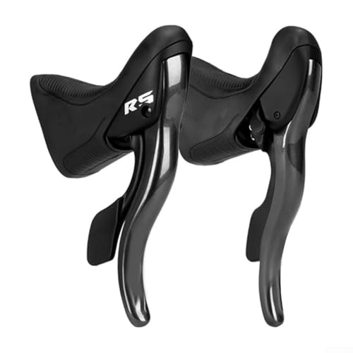 Rennrad-Schalthebel-Set, kompatibel mit R2, R3, R5, R7, für reibungslose und präzise Gangwechsel mit Aluminiumlegierung und ABS-Konstruktion (R5) von RichVibe