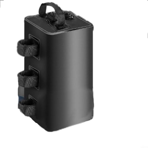 RichVibe 10L Winddichte Plane Gewicht Tasche und tragbare Wassertasche für Outdoor Zelt und Pavillon Stabilität (schwarz) von RichVibe