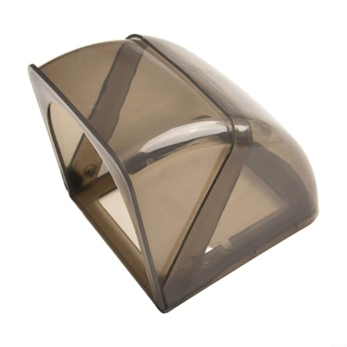 RichVibe 86 Typ Außensteckdose wasserdichte Box mit regenfester Abdeckung für Steckdosen, schwarz (schwarz) von RichVibe