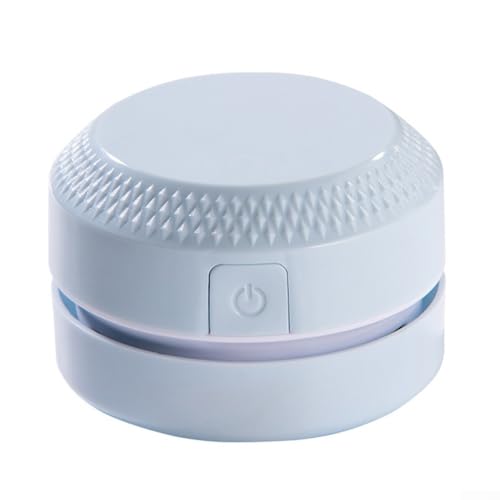RichVibe Desktop-Staubsauger für müheloses Reinigen von Perlen, Krümeln und Schmutz zu Hause oder im Büro (blau) von RichVibe
