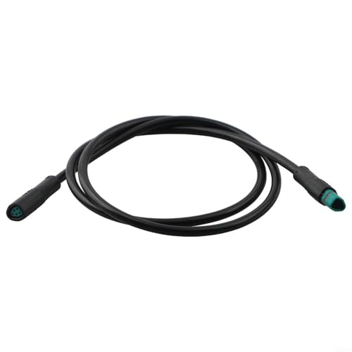RichVibe E-Bike-Display-Verlängerungskabel 660 mm, 5-polige Buchse für BAFANG-Display, IP65 wasserdichtes ABS-Material, Verlängerungsleitung für E-Bike, Schwarz von RichVibe