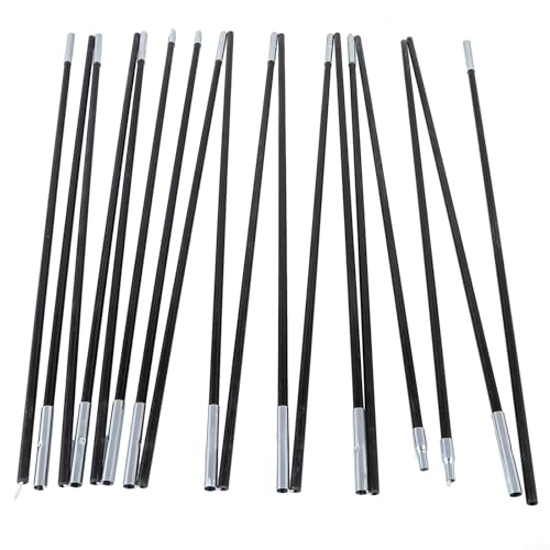 RichVibe Fiberglas-Campingzelt-Stangen-Set mit zusammenklappbaren, leichten Stützstangen und eingebetteter Verbindung, Vorzelt-Rahmen-Set für 1–8 Personen (3,3 Meter) von RichVibe