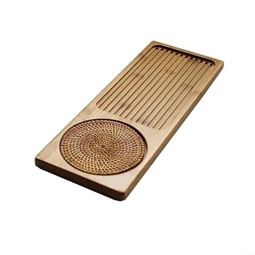 RichVibe Gongfu Teetablett mit hohlem Gitter und abnehmbaren Teilen für effiziente Reinigung (S) von RichVibe