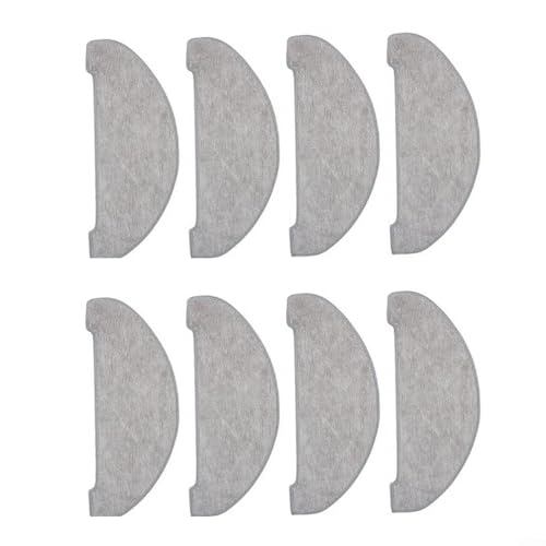RichVibe Mikrofaser Wischtuch Kit für Vexilar W9 Saugroboter Ersatz Reinigungspads Einfach zu befestigen Effizientes Bodenwischen, 8 Pack von RichVibe