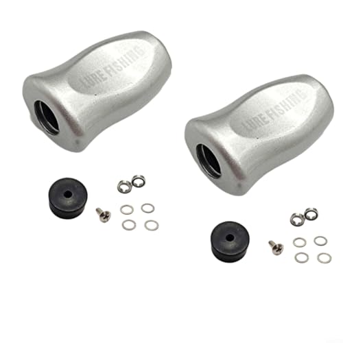 RichVibe Passend für präzisionsgefertigte Drehbügelgriffe, perfekt für DAIWA-Standards geeignet (2 Stück silber) von RichVibe