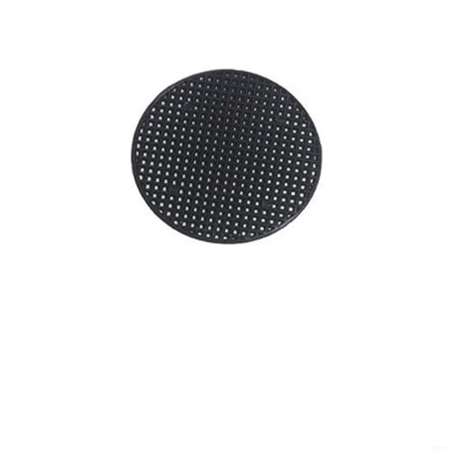 RichVibe Pflanzen-Drainage-Mesh-Pad mit rundem Boden, Gittermatte für Blumentöpfe mit mehreren Größen, 10 Stück, schwarzer Kunststoff, Gartenbehälter-Lochabdeckung (10 cm) von RichVibe