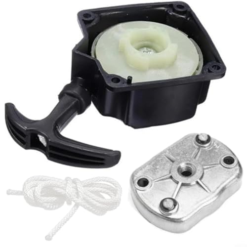RichVibe Rasenmäher Motor Stahl Recoil Pull Starter Montage Kompatibel mit 40-5 40F-5 44-5 430 520 BC430 BC520 CG430 CG520 Modellen mit Spiralfeder von RichVibe
