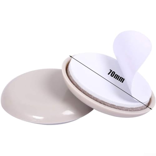 Robuste Möbelgleiter für Teppiche, Filzgleiter für einfaches Verschieben von Möbeln, Bodenschutz (70 mm) von RichVibe