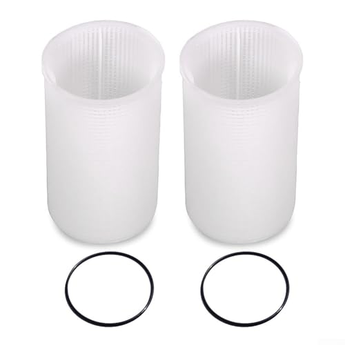 Saugsieb Vorfilter mit O-Ring für SPS25 auf SPS100 Umwälzpumpen bietet Filterkomponenten für Wartung und Langlebigkeit der Pumpe (2 Stück) von RichVibe