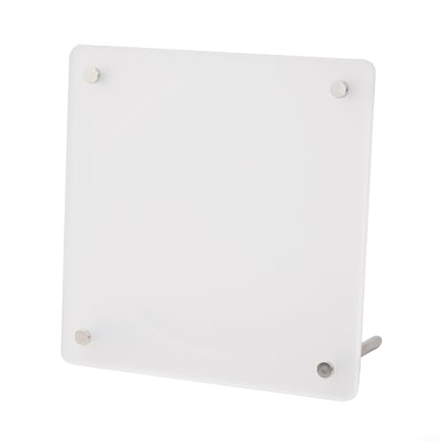 Stabiler Acryl-Bilderrahmen-Ständer für CDs, eine zuverlässige Möglichkeit, Ihre Lieblingserinnerungen zu präsentieren (1 CD + 1 kleine Karte (1 CD (15 x 15 cm) von RichVibe