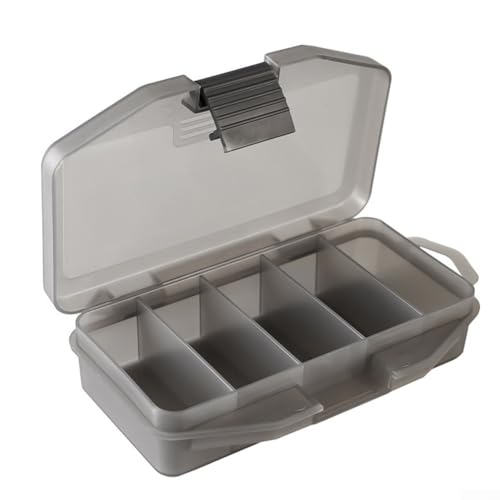 Tackling leicht gemacht mit dieser tragbaren Kunststoff-Angelbox speziell für Köder und Haken (klein) von RichVibe