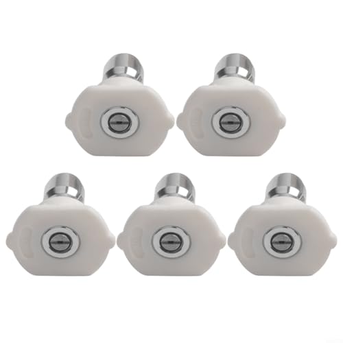 Verbessern Sie Ihr Hochdruckreiniger-Erlebnis mit diesem Set aus 5 Schnellverbindungs-Sprühdüsen in einem praktischen 40-Grad-Winkel von RichVibe