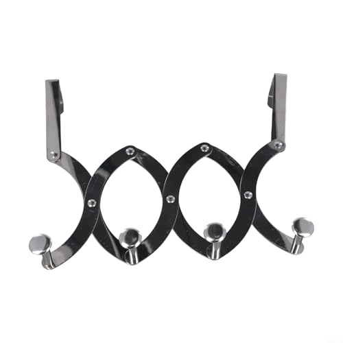 Verstellbarer Edelstahl-Heizkörper-Trockengestell-Haken, einziehbares Design passt für Heizkörperrohre mit einer Dicke von 4 bis 5 cm und unterstützt schwere Kleidungslasten leicht (4 Haken) von RichVibe