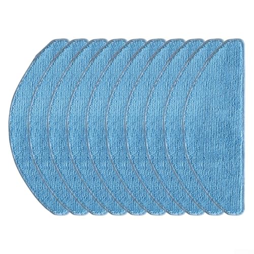 Wischmopp-Pad-Set, kompatibel mit Medion X41 SW / X41 SW+ Roboter-Staubsaugern, wählen Sie aus Sets von entweder 4 oder 10 Tüchern (10 Stück) von RichVibe