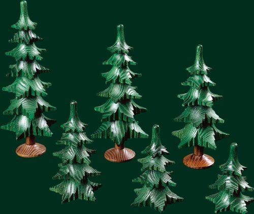 Baum, 7 Kränze mit Stamm und Fuß, Erzgebirge Richard Glässer Seiffen, 27117 von Richard Glässer GmbH Seiffen