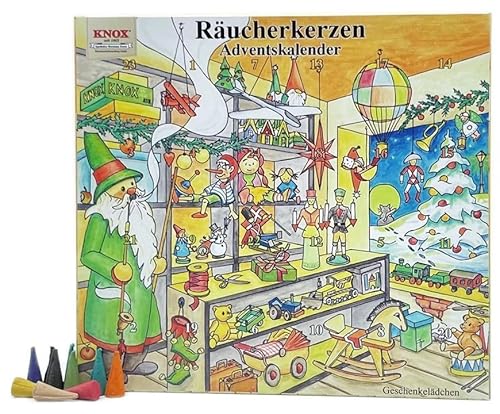 KNOX - Advents-Kalender 2024 mit 24 himmlischen Düften von Richard Glässer Seiffen
