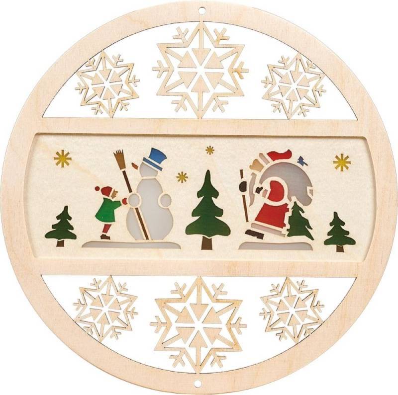 Richard Glaesser Fensterbild Winterwald, Duchmesser ca. 15 cm, Handwerkskunst aus dem Erzgebirge Richard Glaesser Fensterbild Winterwald, Duchmesser ca. 15 cm, Handwerkskunst aus dem Erzgebirge von Richard Glaesser