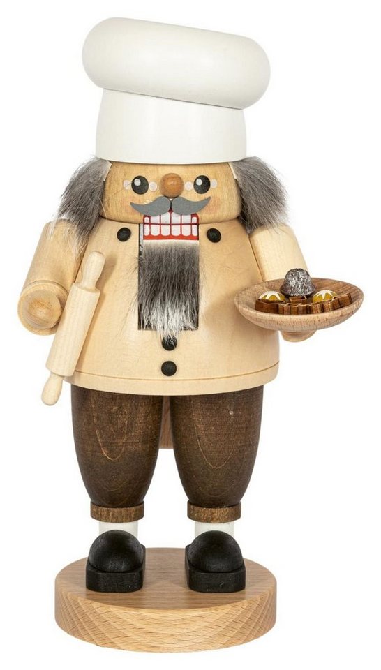 Richard Glaesser Nussknacker Pfefferkuchenbäcker, Höhe ca. 21 cm, Handwerkskunst original Erzgebirge von Richard Glaesser