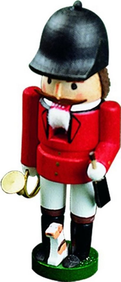 Richard Glaesser Nussknacker Reiter, Höhe 8cm, Handwerkskunst original Erzgebirge von Richard Glaesser