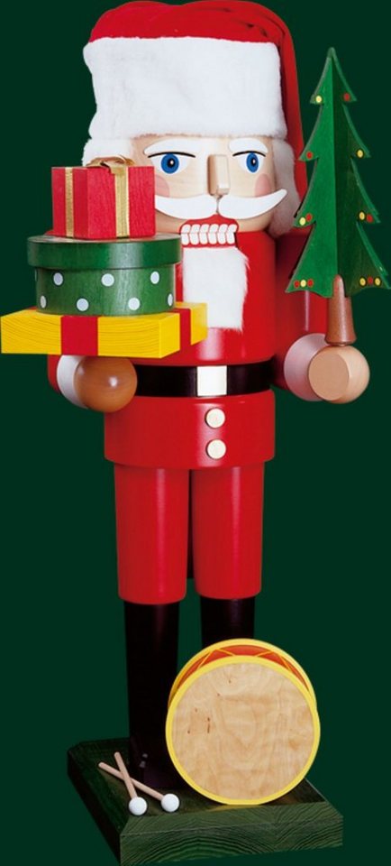 Richard Glaesser Nussknacker Santa mit Geschenken, Höhe 88cm, Handwerkskunst original Erzgebirge Richard Glaesser Nussknacker Santa mit Geschenken, Höhe 88cm, Handwerkskunst original Erzgebirge von Richard Glaesser