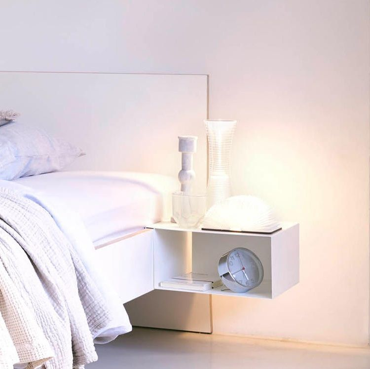 Richard Lampert Nachttisch Zum Einhängen Für Stockholm Bett Betttisch Weiß B-Ware Richard Lampert Nachttisch Zum Einhängen Für Stockholm Bett Betttisch Weiß B-Ware von Richard Lampert