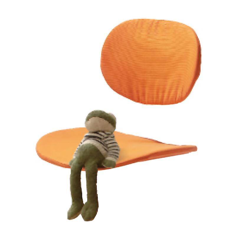 Richard Lampert - Turtle Sitz- und Rückenkissen - orange/aus wattiertem Stoff von Richard Lampert