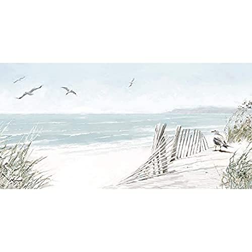 Richard Macneil "Coastal Dunes,Leinwanddruck,30 x 60 cm von Richard Macneil