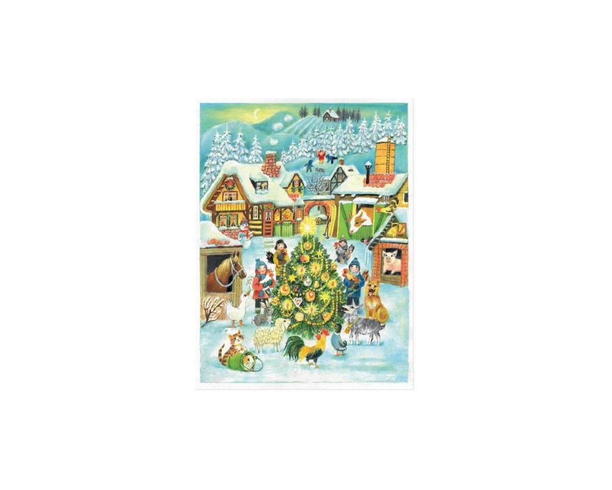 Richard Sellmer Verlag Adventskalender 70122 - Adventskalender - Tannenbaum von Richard Sellmer Verlag