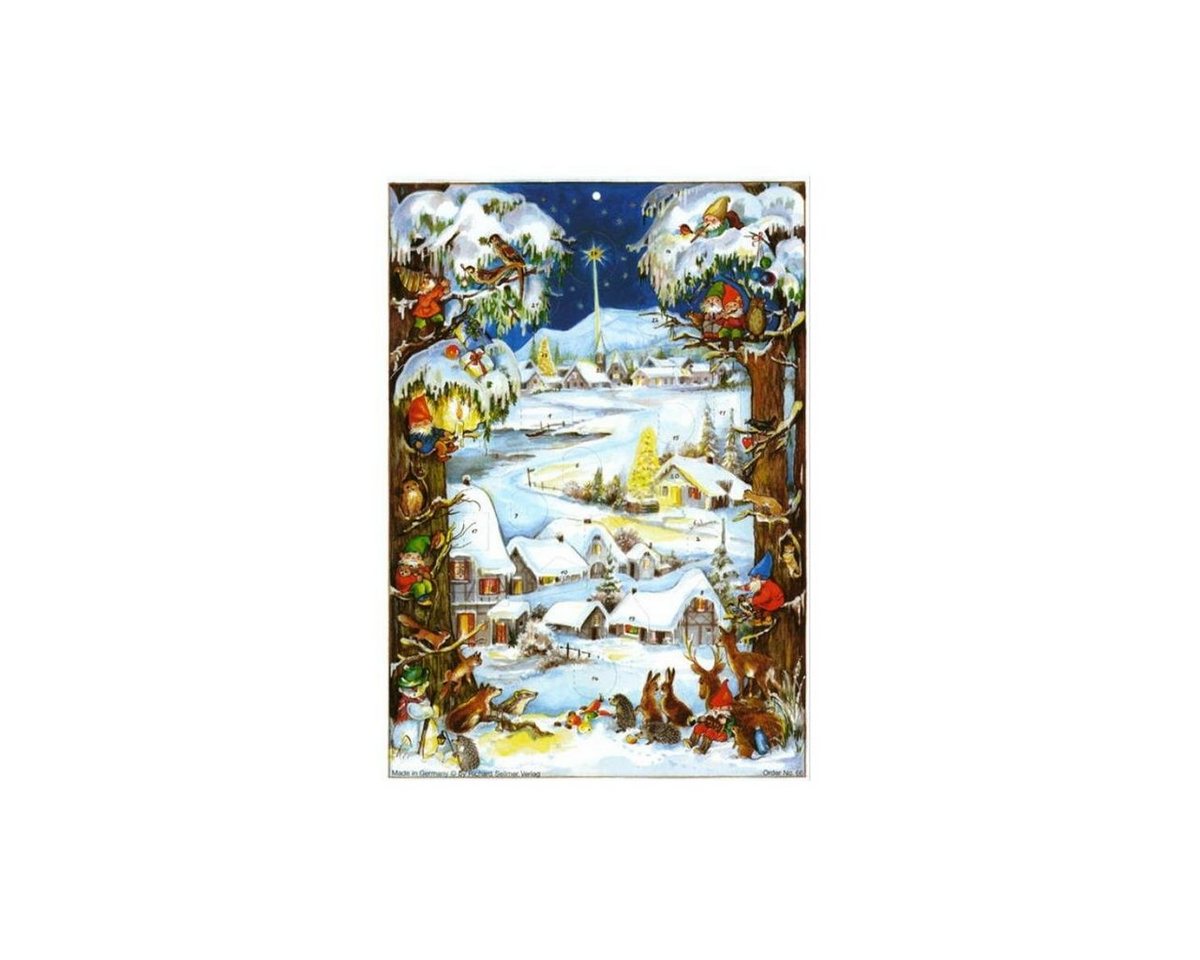 Richard Sellmer Verlag Adventskalender RSV66 - Adventskalender - Bunte Weihnachten im Schnee von Richard Sellmer Verlag