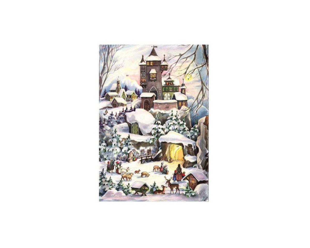 Richard Sellmer Verlag Adventskalender RSV77 - Adventskalender - Weihnachtsschloss von Richard Sellmer Verlag