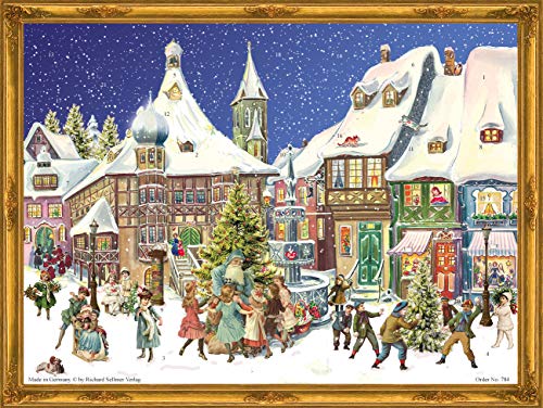 Nostalgischer Adventskalender mit Bildern und Glitzer für Kinder und Erwachsene "Altstadt" Nostalgischer Adventskalender mit Bildern und Glitzer für Kinder und Erwachsene "Altstadt" von Richard Sellmer Verlag