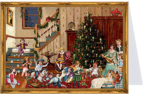 Nostalgischer Postkarten Adventskalender/Weihnachtskalender für Kinder und Erwachsene mit Bildern "Weihnachtsabend" Nostalgischer Postkarten Adventskalender/Weihnachtskalender für Kinder und Erwachsene mit Bildern "Weihnachtsabend" von Richard Sellmer Verlag