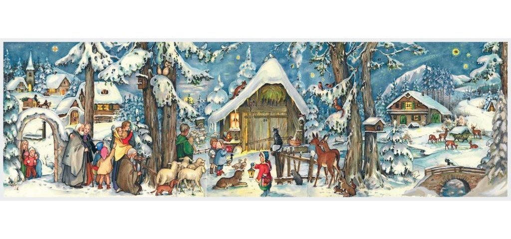Richard Sellmer Verlag Adventskalender Adventskalender "Am Stall" von Richard Sellmer Verlag