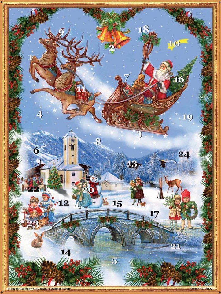 Richard Sellmer Verlag Adventskalender Adventskalender "Der Nikolaus kommt" Richard Sellmer Verlag Adventskalender Adventskalender "Der Nikolaus kommt" von Richard Sellmer Verlag