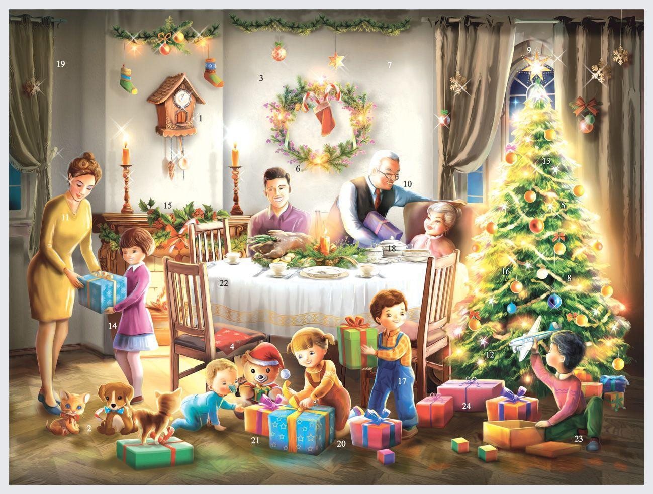 Richard Sellmer Verlag Adventskalender Adventskalender "Heute ist Bescherung" von Richard Sellmer Verlag