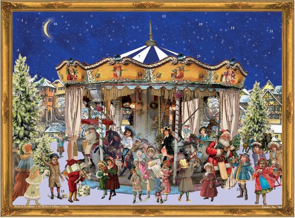 Richard Sellmer Verlag Adventskalender Adventskalender "Karussell" von Richard Sellmer Verlag