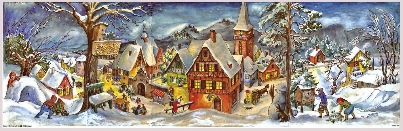 Richard Sellmer Verlag Adventskalender Adventskalender "Kleines Dorf im Winter" Richard Sellmer Verlag Adventskalender Adventskalender "Kleines Dorf im Winter" von Richard Sellmer Verlag