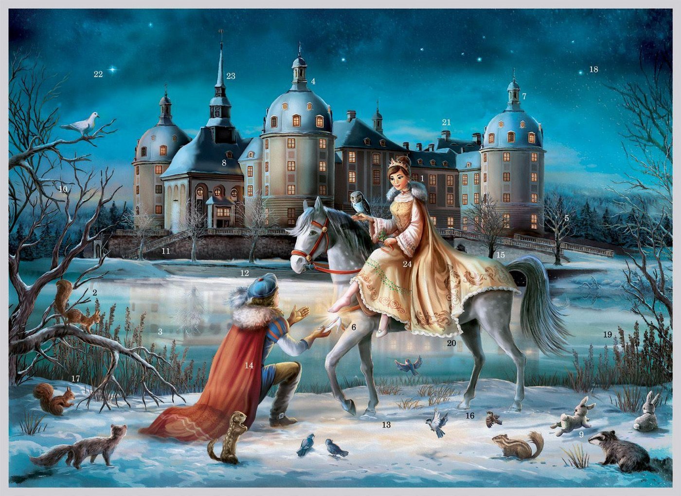 Richard Sellmer Verlag Adventskalender Adventskalender "Moritzburg" von Richard Sellmer Verlag