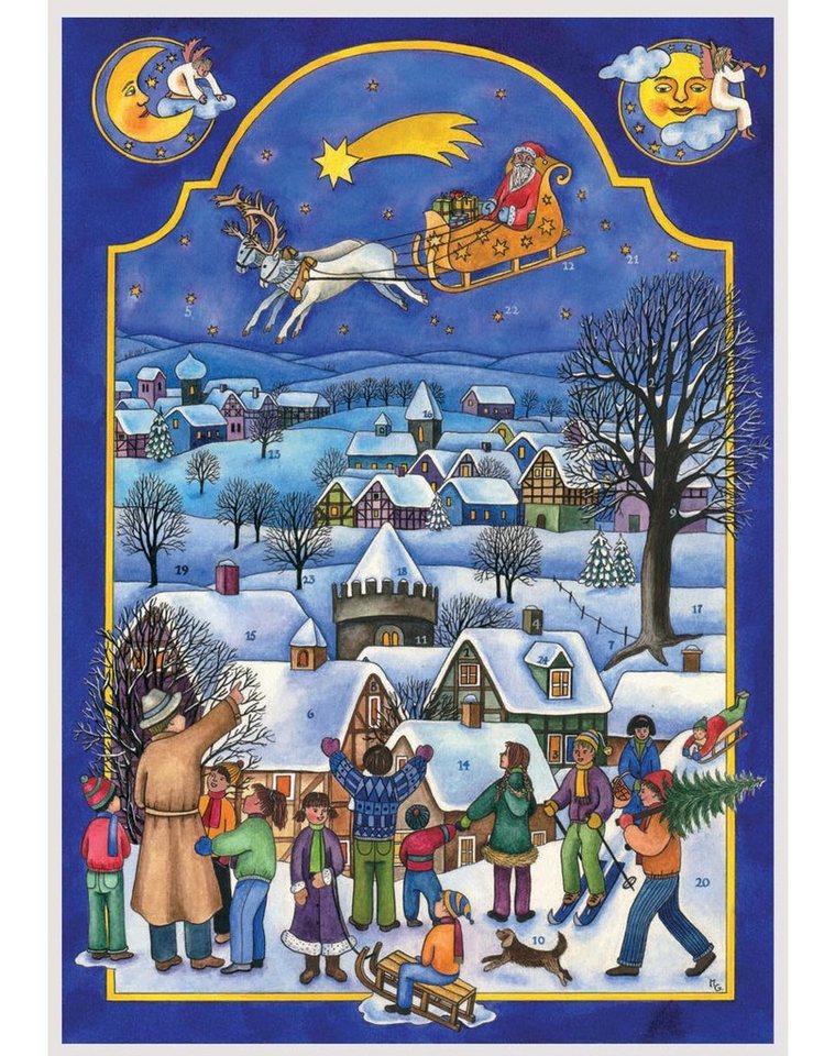 Richard Sellmer Verlag Adventskalender Adventskalender "Nikolaus im Schlitten" Richard Sellmer Verlag Adventskalender Adventskalender "Nikolaus im Schlitten" von Richard Sellmer Verlag