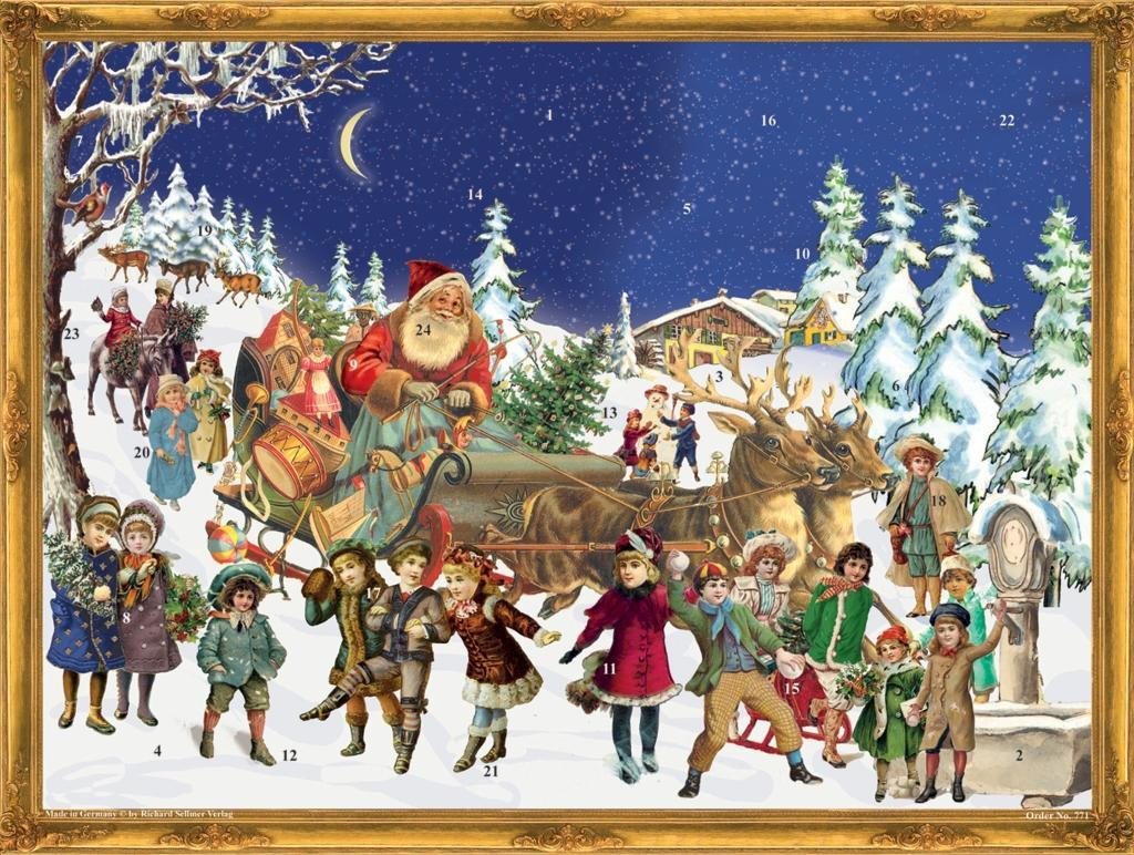 Richard Sellmer Verlag Adventskalender Adventskalender "Nikolaus im Schnee" Richard Sellmer Verlag Adventskalender Adventskalender "Nikolaus im Schnee" von Richard Sellmer Verlag