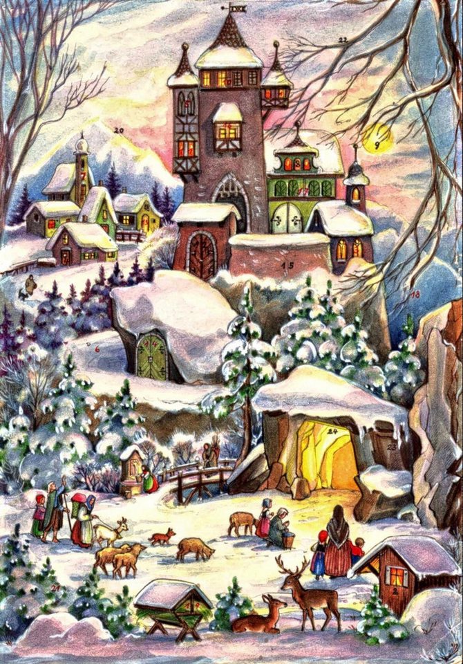 Richard Sellmer Verlag Adventskalender Adventskalender "Weihnachten bei der Burg" Richard Sellmer Verlag Adventskalender Adventskalender "Weihnachten bei der Burg" von Richard Sellmer Verlag