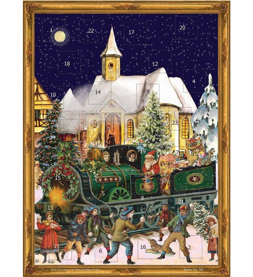 Richard Sellmer Verlag Adventskalender Adventskalender "Weihnachtszug" von Richard Sellmer Verlag