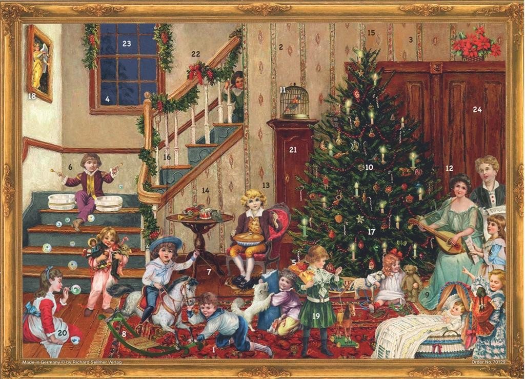 Richard Sellmer Verlag Adventskalender Adventskalender "Wohnzimmer" von Richard Sellmer Verlag