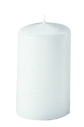 1 Stumpenkerze Kerze 130 x 70mm selbstverlöschend Safe Candle, Farbe:weiß von Richard Wenzel GmbH & Co KG