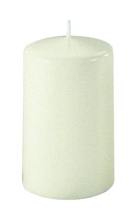 1 Stumpenkerze Kerze 130 x 70mm selbstverlöschend Safe Candle, Farbe:wollweiß von Richard Wenzel GmbH & Co KG