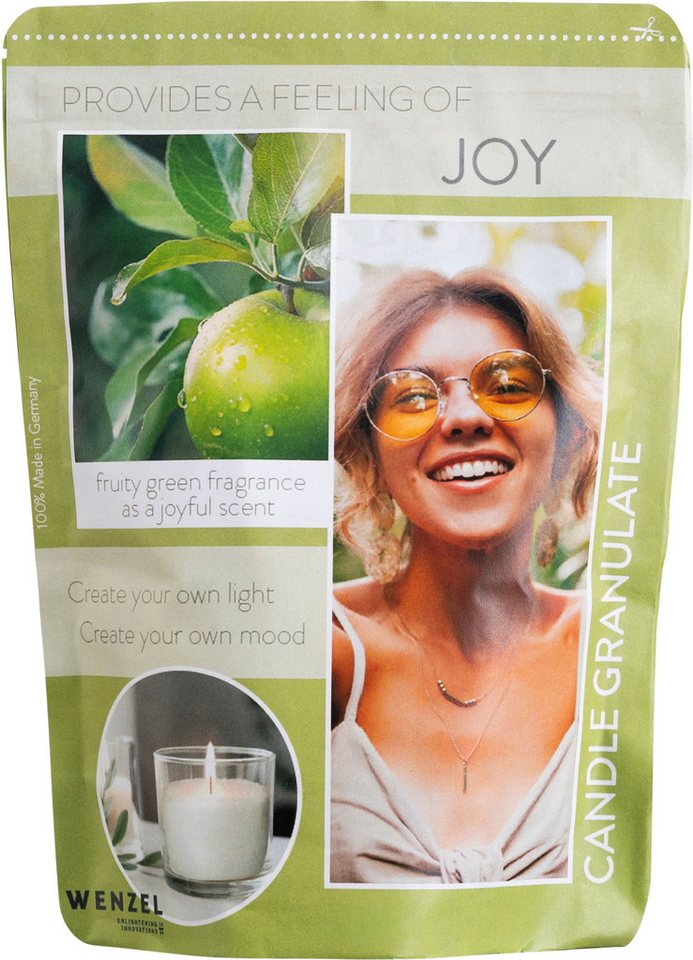 Richard Wenzel GmbH & Co. KG Duftkerze Wachsgranulat mit Duft Joy 400g für DIY Kerzen Richard Wenzel GmbH & Co. KG Duftkerze Wachsgranulat mit Duft Joy 400g für DIY Kerzen von Richard Wenzel GmbH & Co. KG