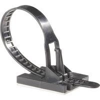 Richco TOBS-18-01A-RT TOBS-18-01-A-RT Kabelbinder 117mm 7.10mm Schwarz mit Klebesockel von Richco